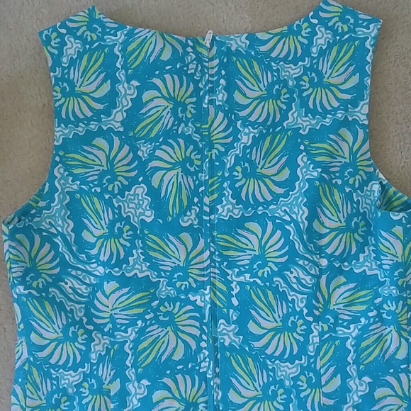 Lilly Pulitzer Worth Shift in Shorely Blue Twirly - Picture 8 of 8